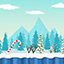 Winter 2D game complete set asset store icon